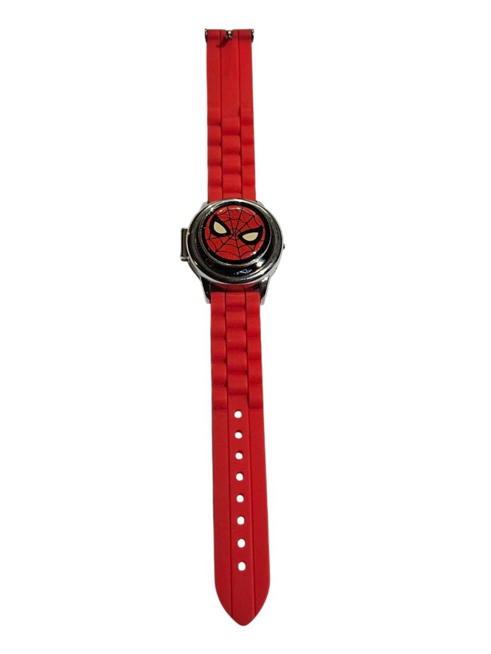 Marvel Spiderman Watch Silicone Band Digital Untested